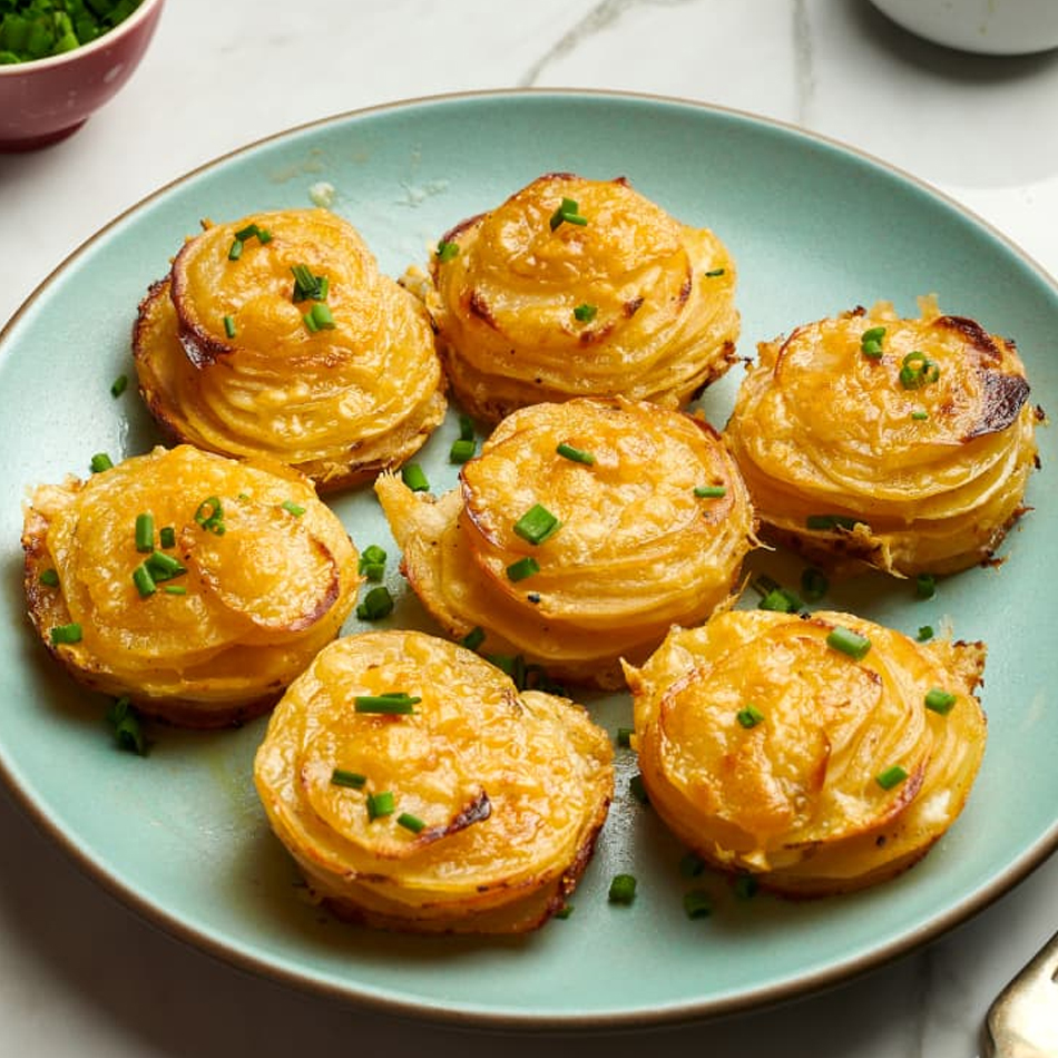 How to Make Crispy, Cheese Potato Stacks